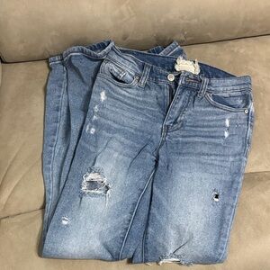 Distressed Blue Women's Jeans